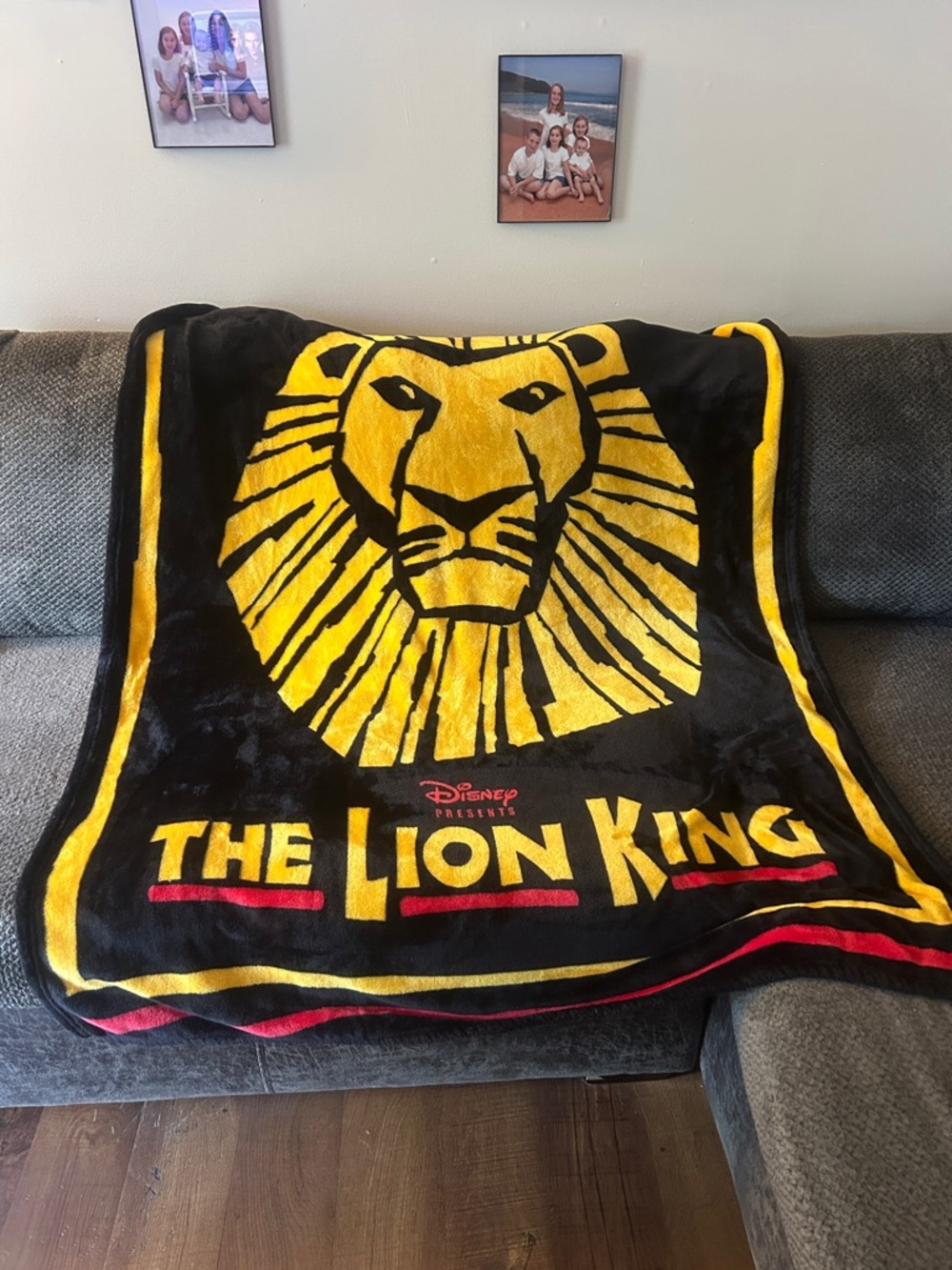 Disney Lion King Throw Fleece Blanket 60”x 50”